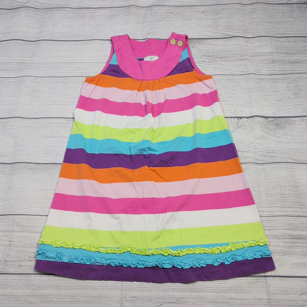 5 Hanna Andersson Colorful Stripe Tank Dress